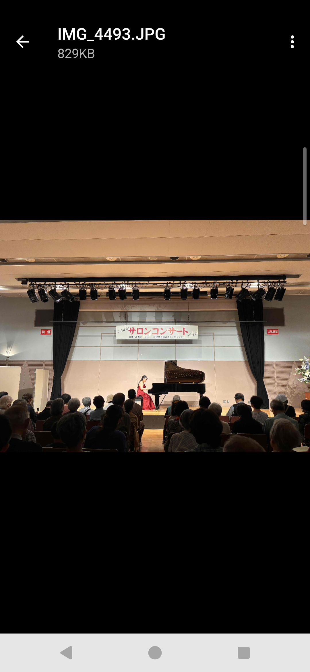 サロンコンサート 風景2